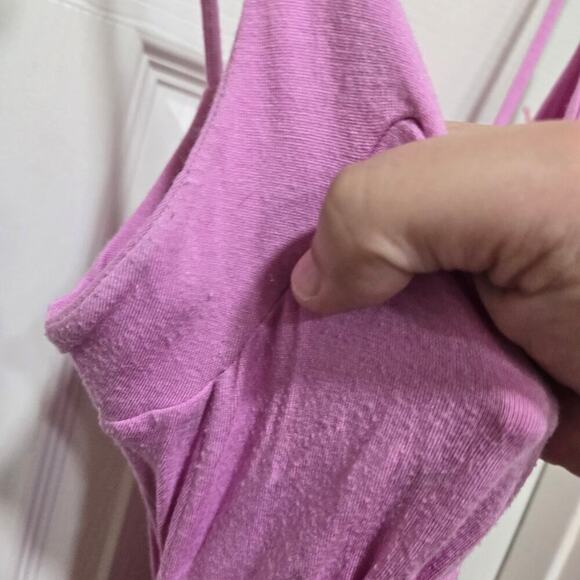 Rachel pally top womens size xs pink tank top babydoll tie back soft top y2k - Picture 6 of 10